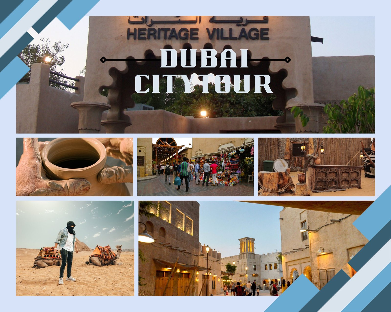 Visit in Dubai and explore Heritage Village